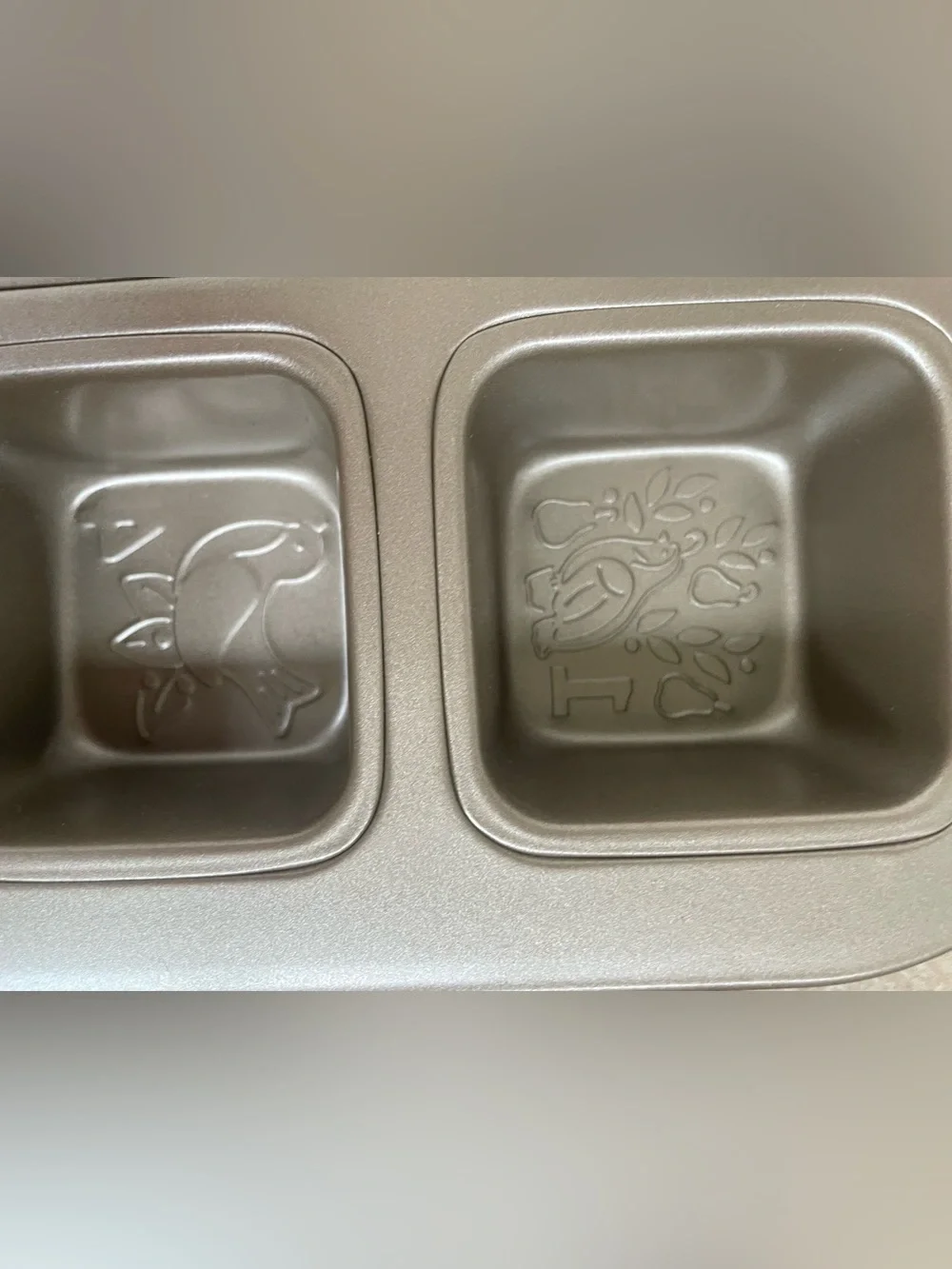 Twelve 12 Days of Christmas Holiday Non-Stick Baking Pan Cupcake Muffin Mold
